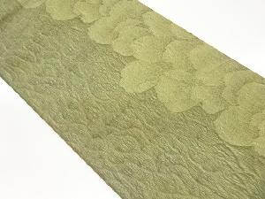 すくい織花弁尽くし模様織出し全通袋帯